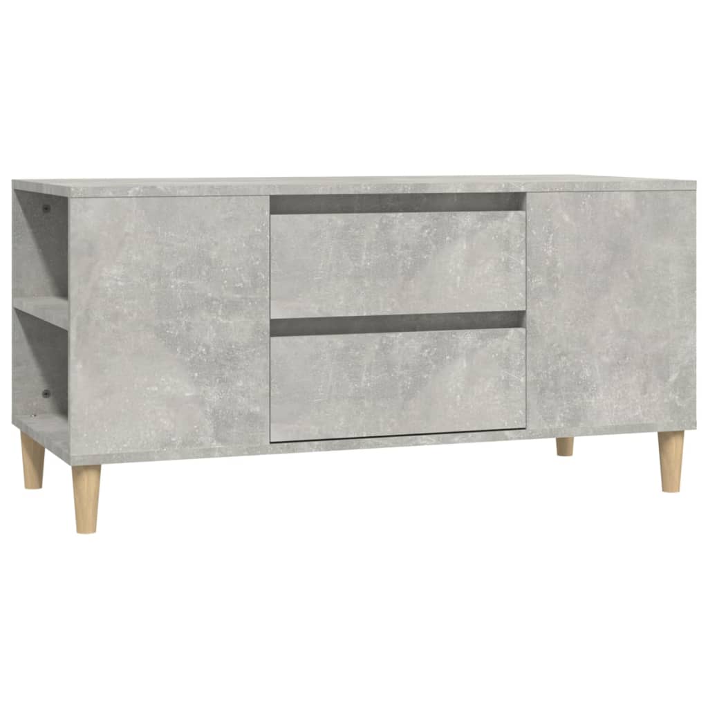 Mobile per TV Grigio Cemento 102x44,5x50 cm Legno Multistrato - homemem39