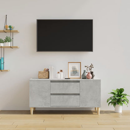 Mobile per TV Grigio Cemento 102x44,5x50 cm Legno Multistrato - homemem39