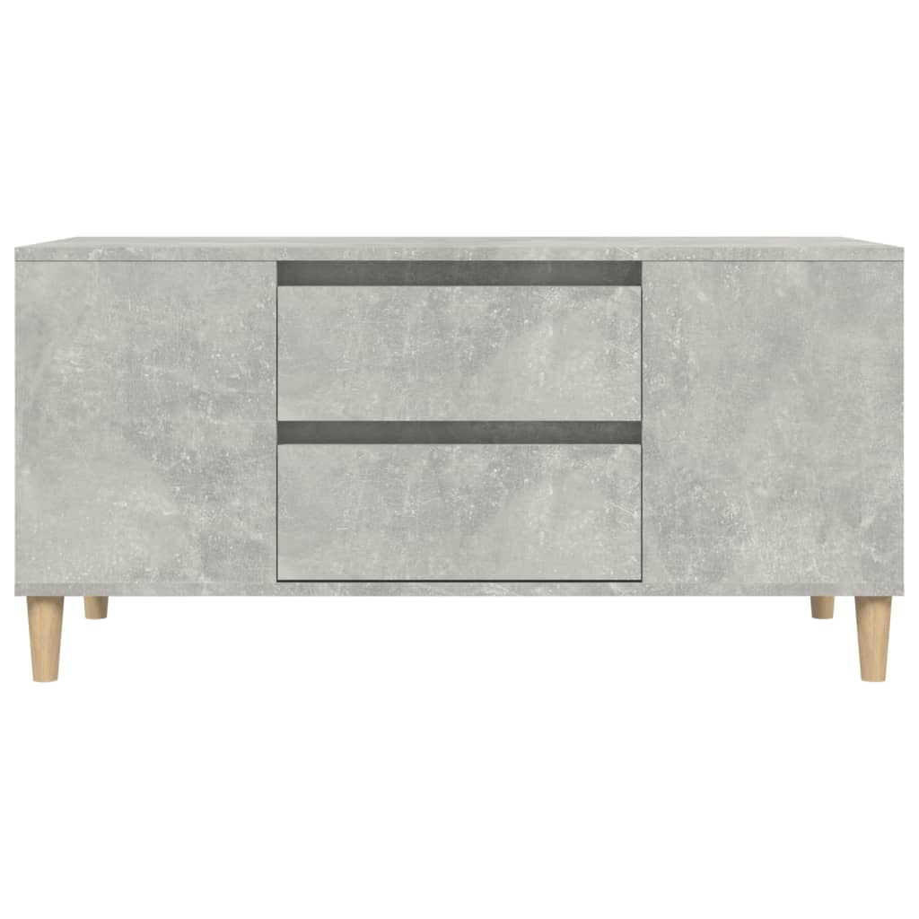 Mobile per TV Grigio Cemento 102x44,5x50 cm Legno Multistrato - homemem39