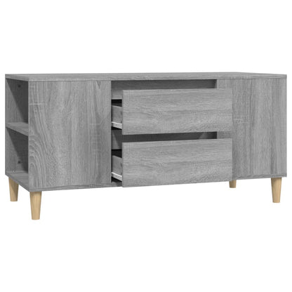 Mobile Porta TV Grigio Sonoma 102x44,5x50 cm Legno Multistrato - homemem39