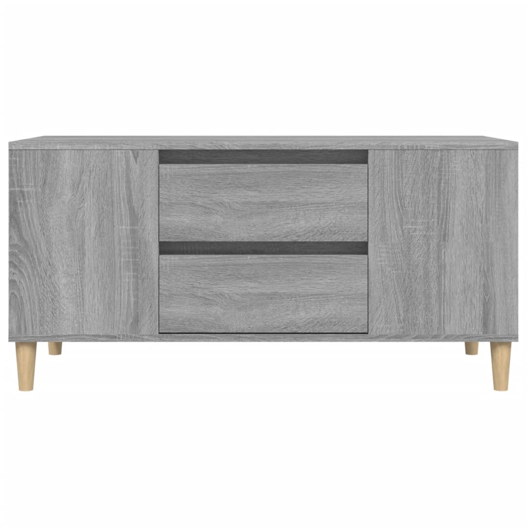 Mobile Porta TV Grigio Sonoma 102x44,5x50 cm Legno Multistrato - homemem39