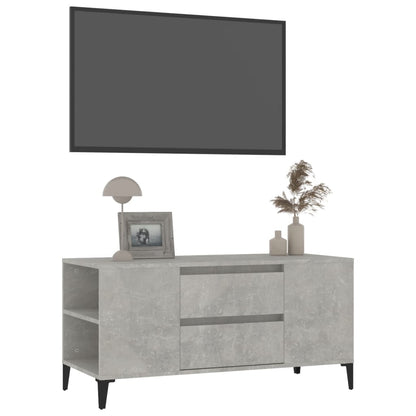 Mobile per TV Grigio Cemento 102x44,5x50 cm Legno Multistrato - homemem39