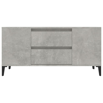 Mobile per TV Grigio Cemento 102x44,5x50 cm Legno Multistrato - homemem39