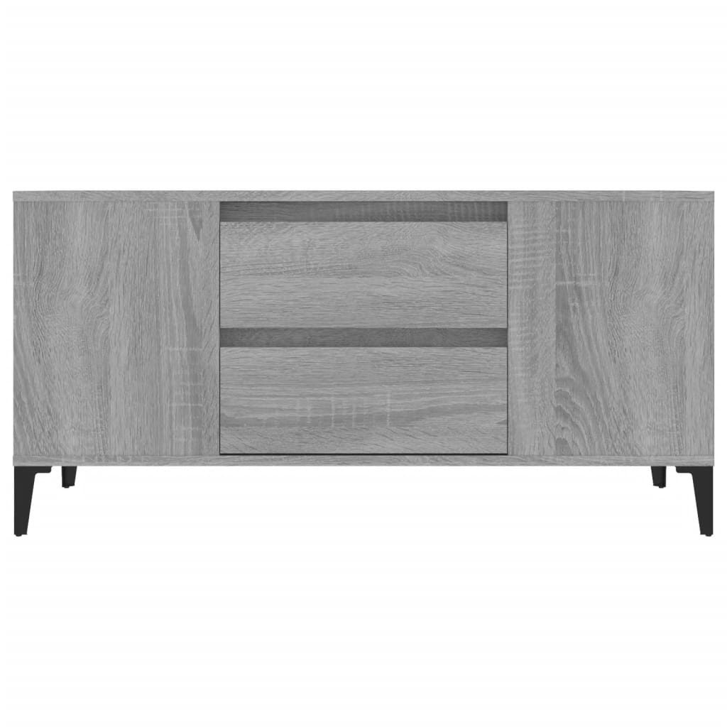 Mobile Porta TV Grigio Sonoma 102x44,5x50 cm Legno Multistrato - homemem39