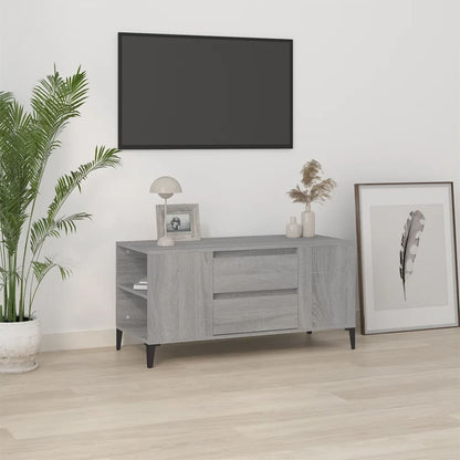 Mobile Porta TV Grigio Sonoma 102x44,5x50 cm Legno Multistrato - homemem39