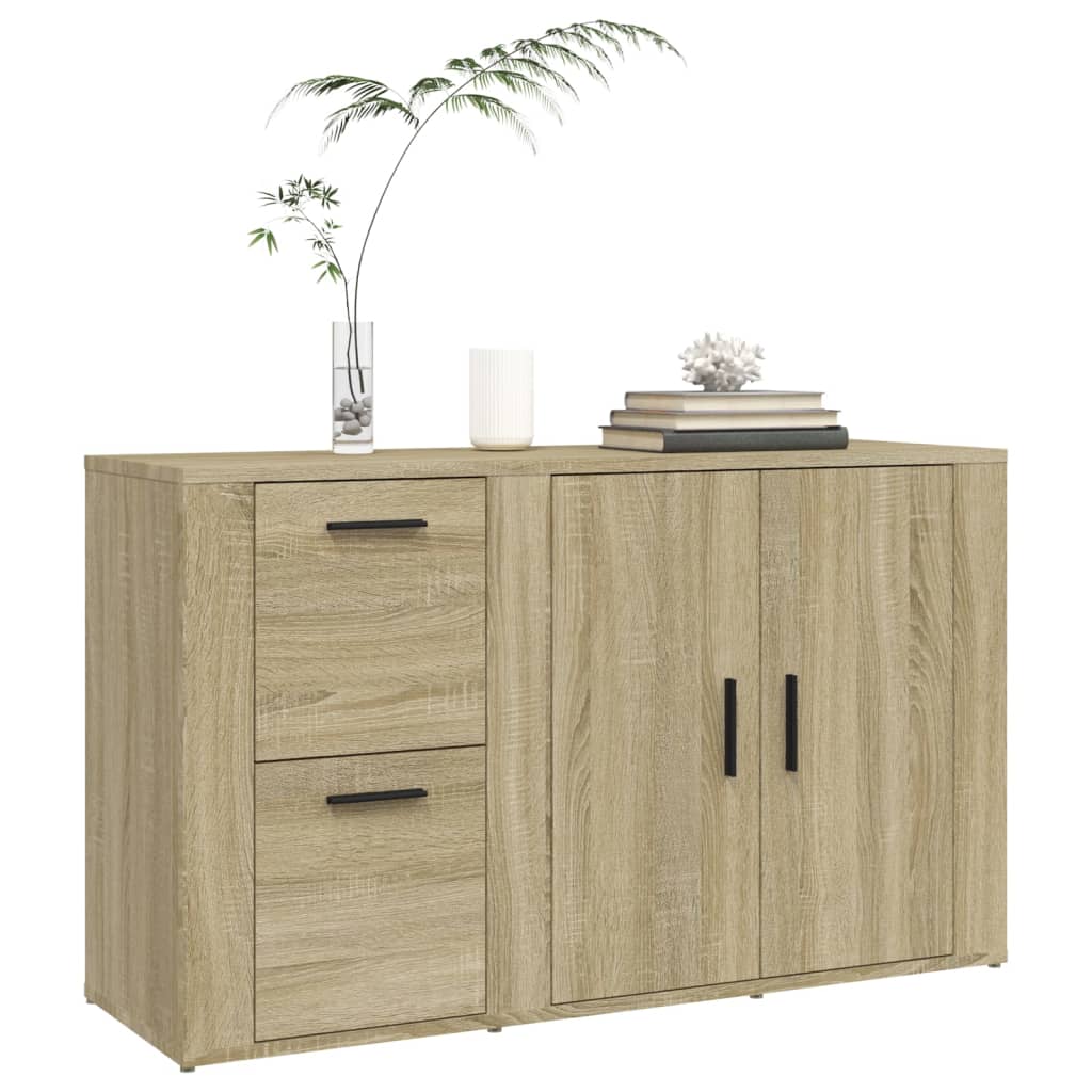 Credenza Rovere Sonoma 100x33x59,5 cm in Legno Multistrato - homemem39