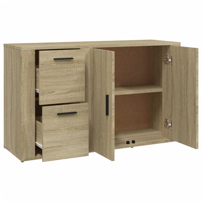 Credenza Rovere Sonoma 100x33x59,5 cm in Legno Multistrato - homemem39