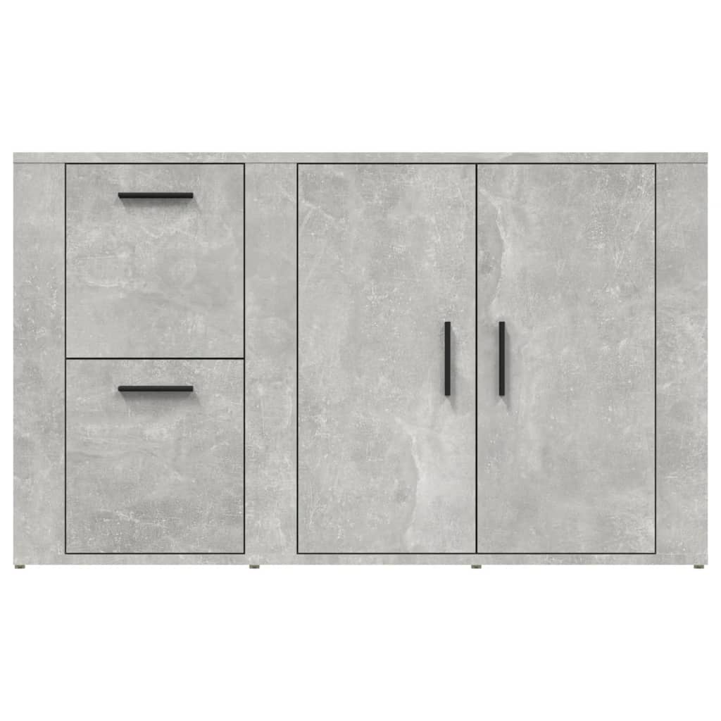 Credenza Grigio Cemento 100x33x59,5 cm in Legno Multistrato - homemem39