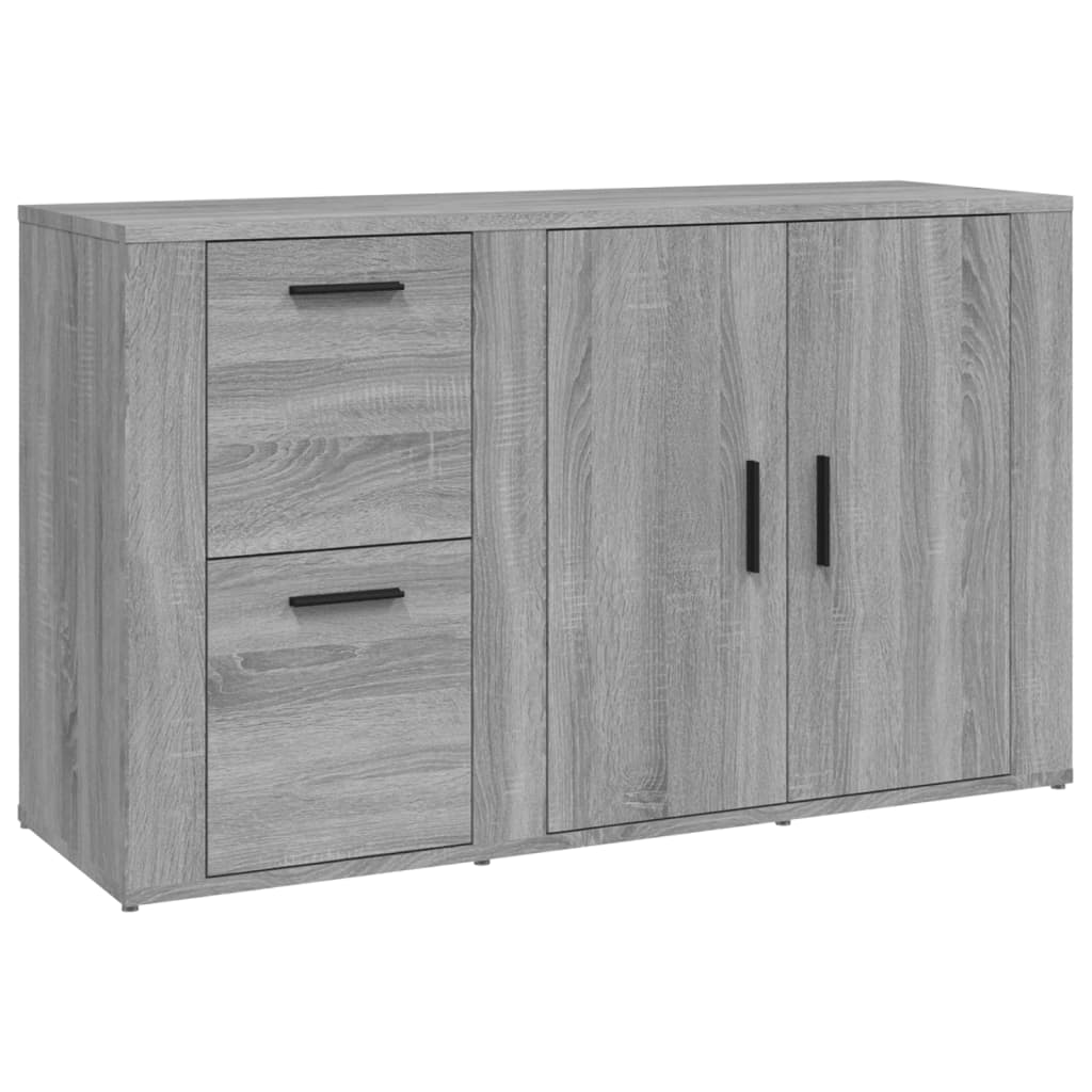 Credenza Grigio Sonoma 100x33x59,5 cm in Legno Multistrato - homemem39