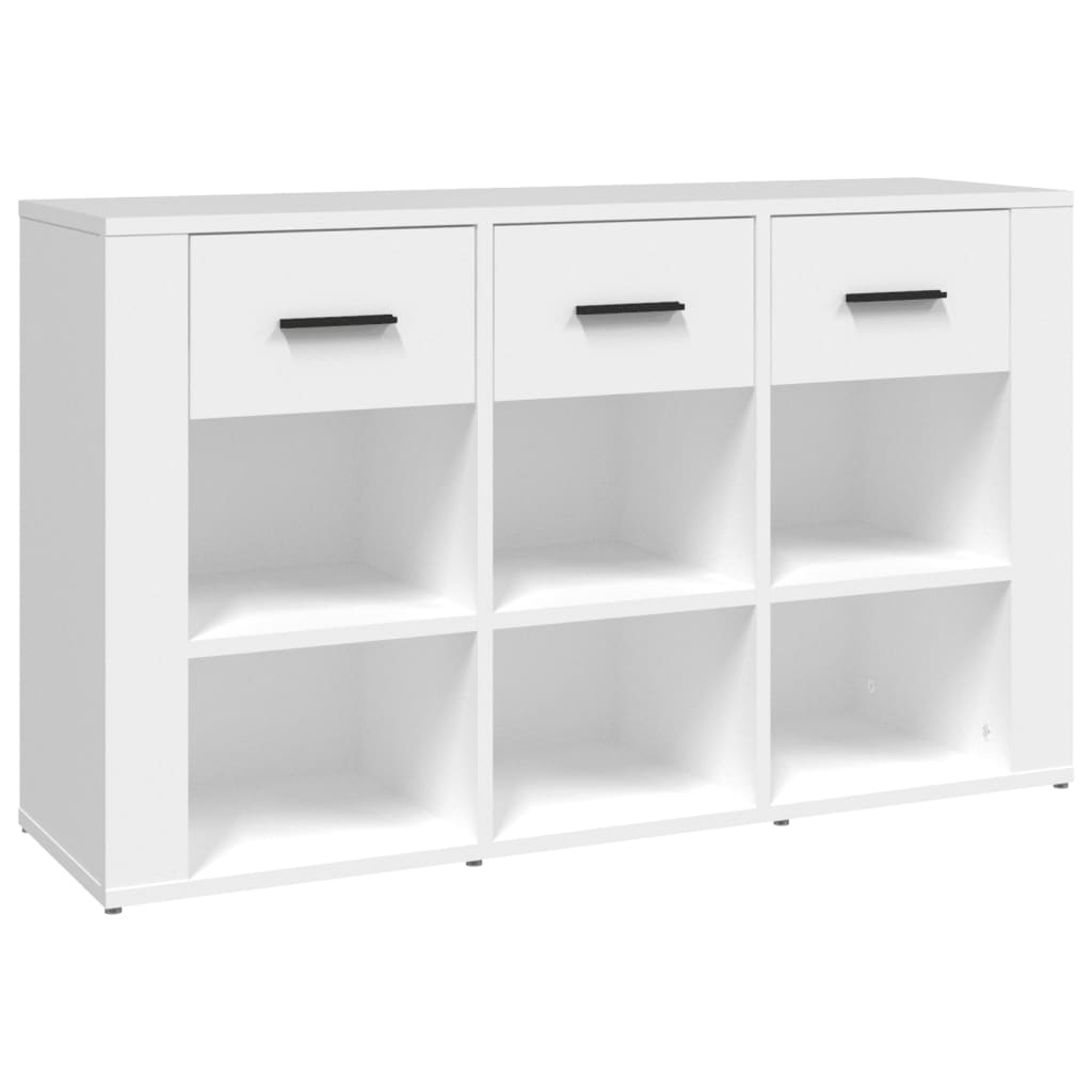 Credenza Bianca 100x30x59,5 cm in Legno Multistrato - homemem39