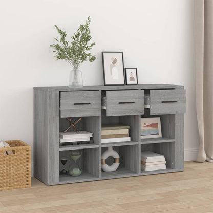 Credenza Grigio Sonoma 100x30x59,5 cm in Legno Multistrato - homemem39