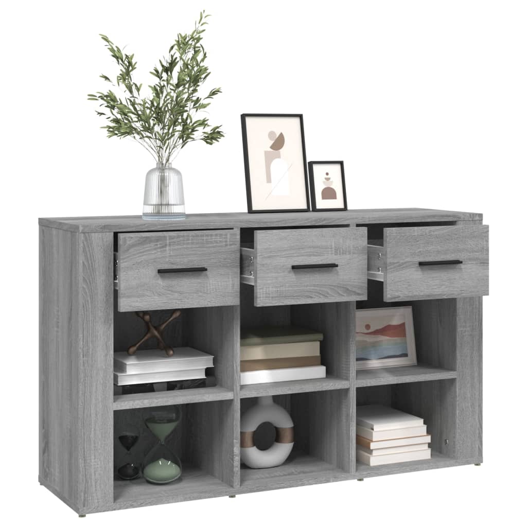 Credenza Grigio Sonoma 100x30x59,5 cm in Legno Multistrato - homemem39