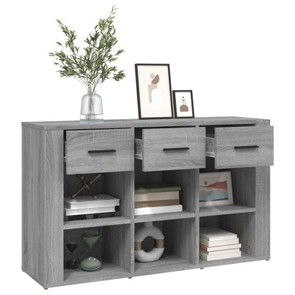 Credenza Grigio Sonoma 100x30x59,5 cm in Legno Multistrato - homemem39