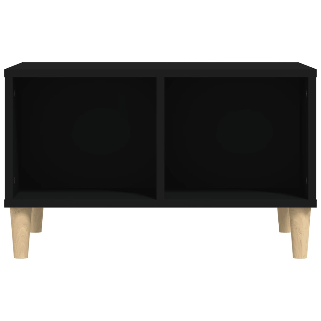 Tavolino da Salotto Nero 60x50x36,5 cm in Legno Multistrato - homemem39