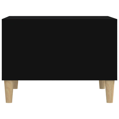 Tavolino da Salotto Nero 60x50x36,5 cm in Legno Multistrato - homemem39