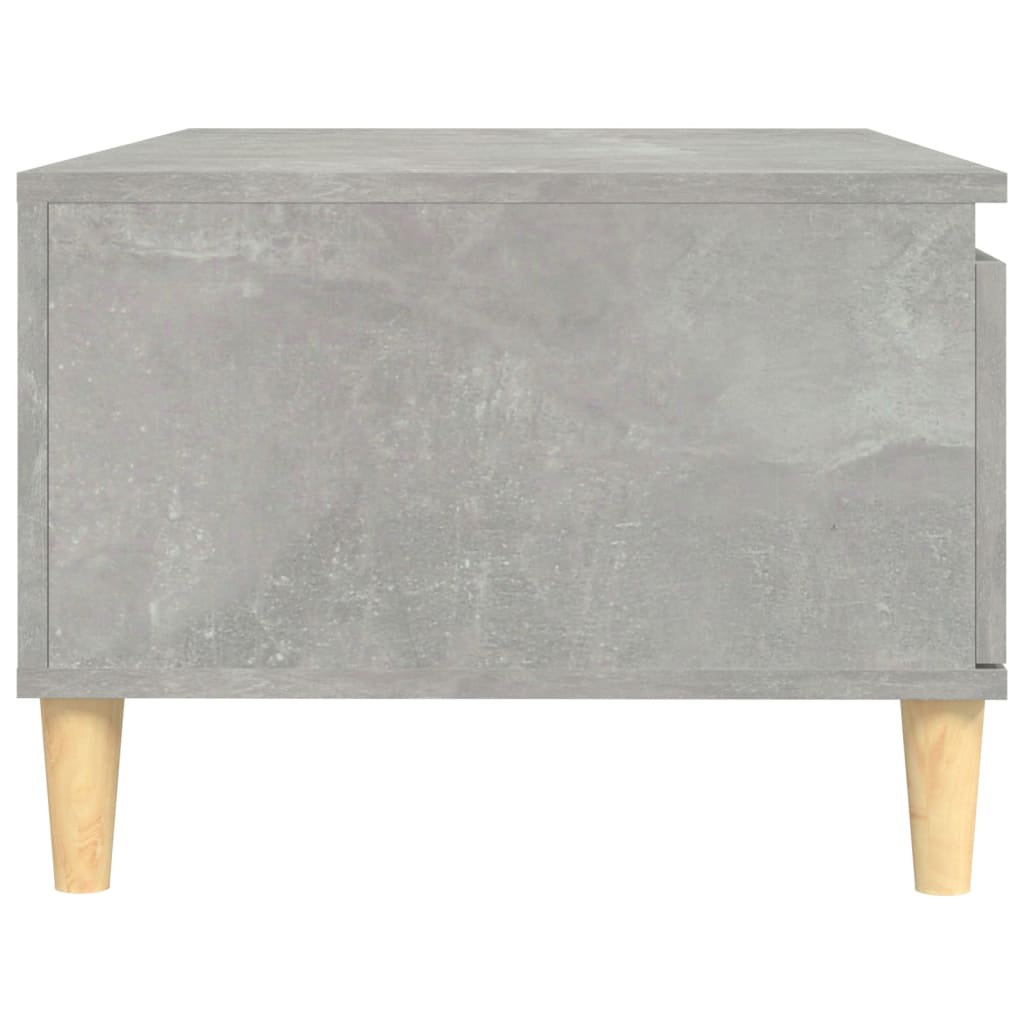 Tavolino Salotto Grigio Cemento 90x50x36,5 cm Legno Multistrato - homemem39