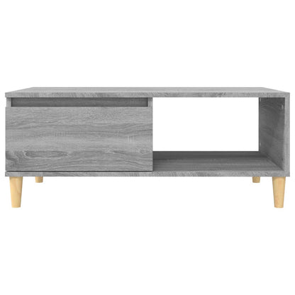 Tavolino Salotto Grigio Sonoma 90x50x36,5 cm Legno Multistrato - homemem39