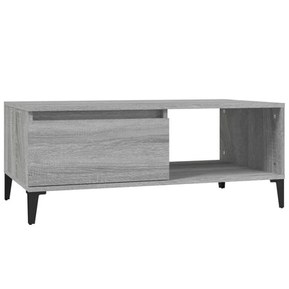 Tavolino Salotto Grigio Sonoma 90x50x36,5 cm Legno Multistrato - homemem39