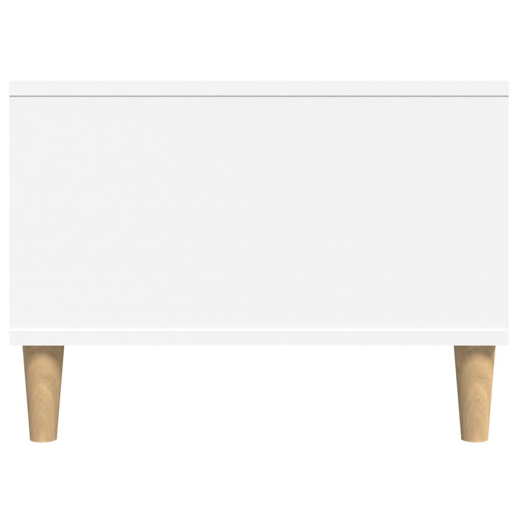 Tavolino da Salotto Bianco 90x50x36,5 cm in Legno Multistrato - homemem39