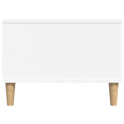 Tavolino da Salotto Bianco 90x50x36,5 cm in Legno Multistrato - homemem39