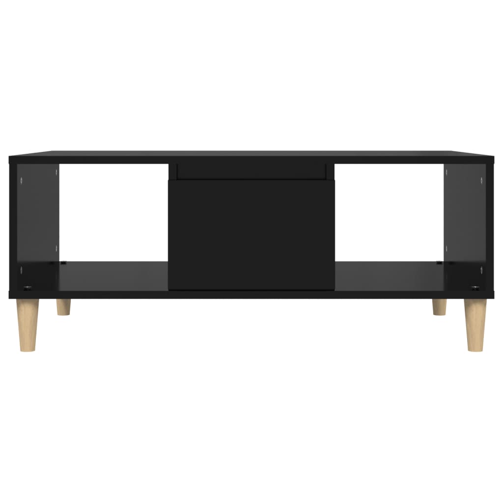 Tavolino da Salotto Nero 90x50x36,5 cm in Legno Multistrato - homemem39