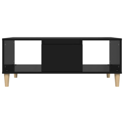 Tavolino da Salotto Nero 90x50x36,5 cm in Legno Multistrato - homemem39