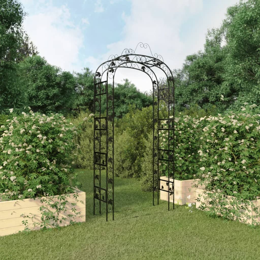 Arco da Giardino 116x45x240 cm Acciaio - homemem39