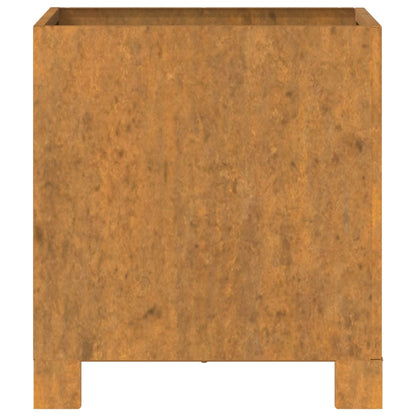 Fioriera con Gambe Ruggine 32x30x33 cm Acciaio Corten - homemem39