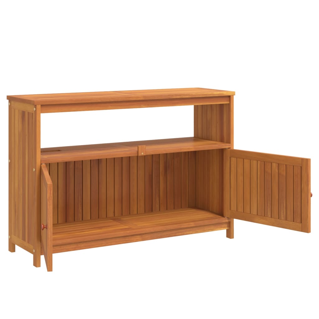 Tavolo Consolle da Giardino 110x35x75 cm Legno Massello Acacia - homemem39