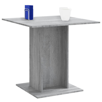 Tavolo da Pranzo grigio sonoma 80x80x75 cm in Legno Multistrato - homemem39