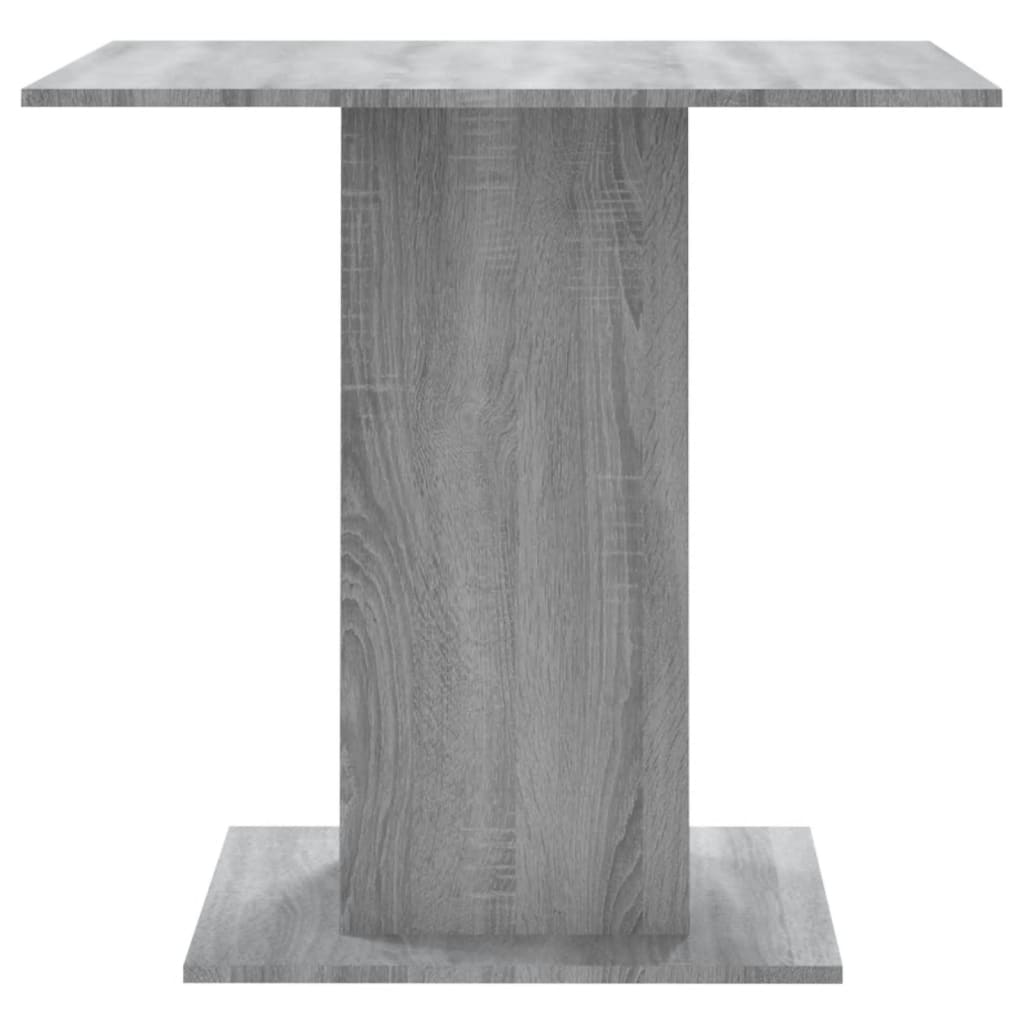 Tavolo da Pranzo grigio sonoma 80x80x75 cm in Legno Multistrato - homemem39