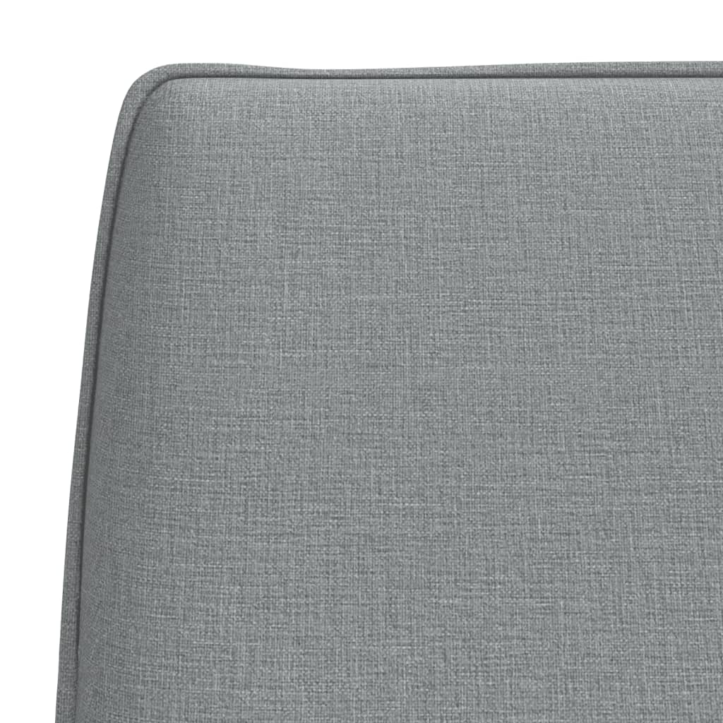 Panca Grigio Chiaro 100x75x76 cm in Tessuto - homemem39