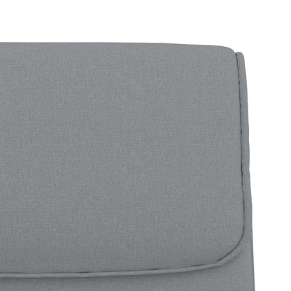 Panca Grigio Chiaro 100x64x80 cm in Tessuto - homemem39