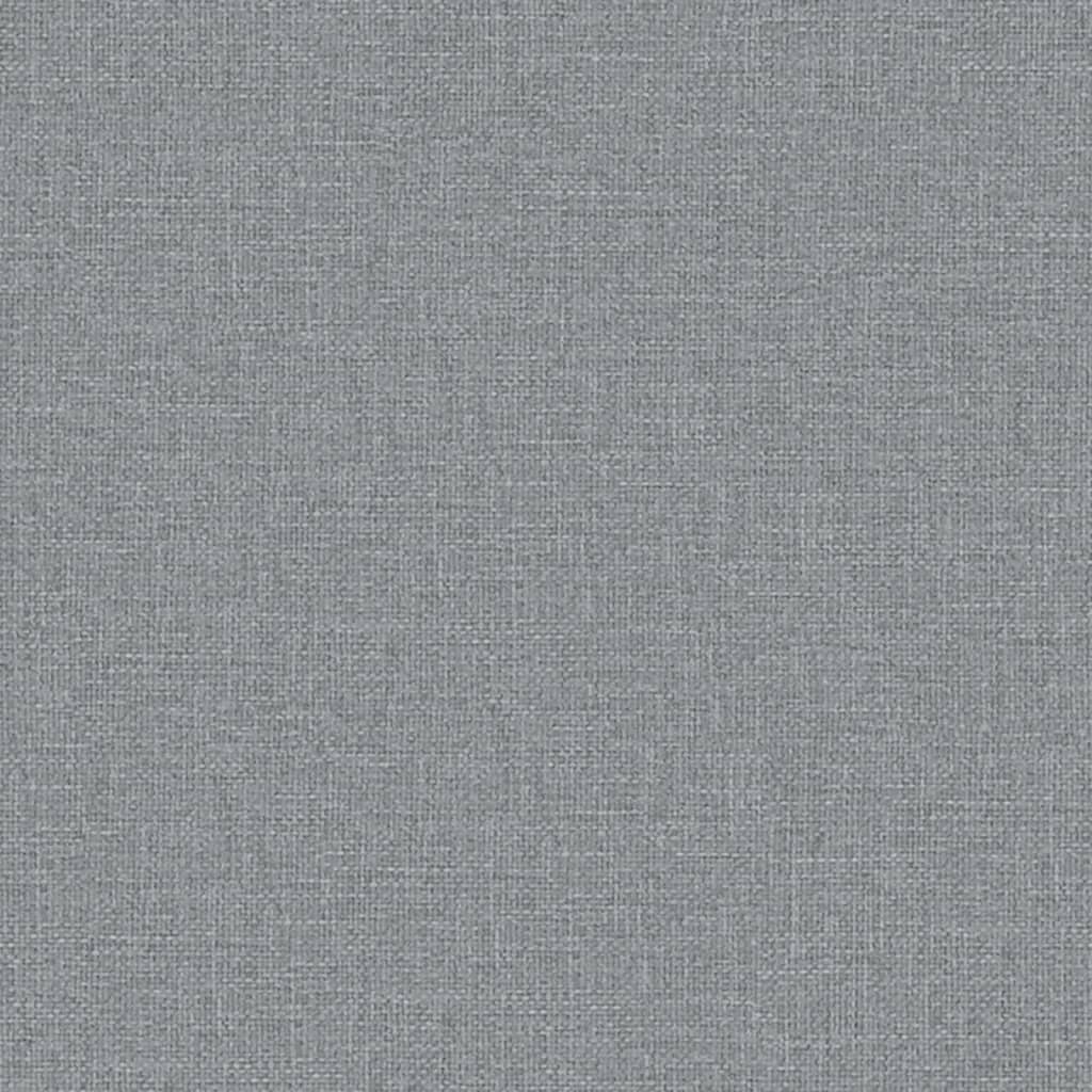 Panca Grigio Chiaro 100x64x80 cm in Tessuto - homemem39