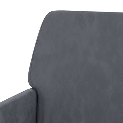 Panca Grigio Scuro 108x79x79 cm in Velluto - homemem39