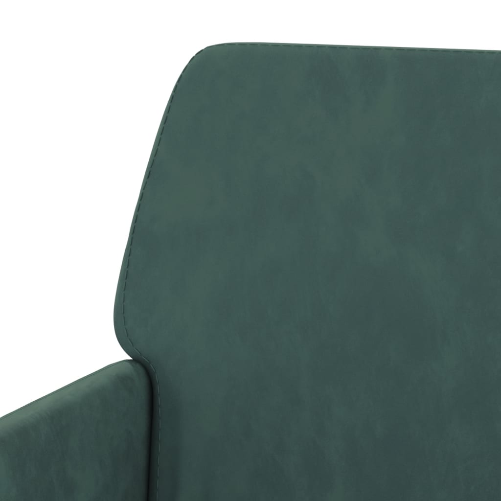 Panca Verde Scuro 108x79x79 cm in Velluto - homemem39