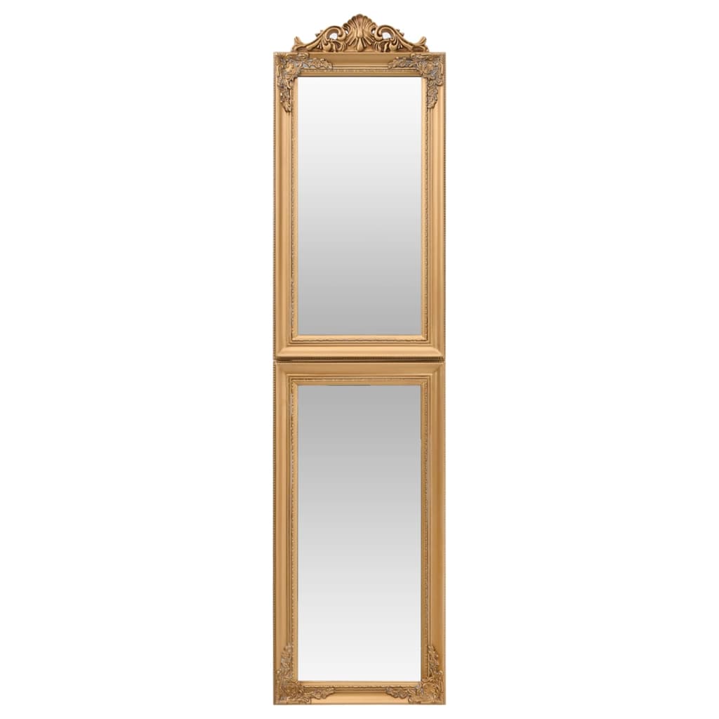 Specchio Autoportante Dorato 40x160 cm - homemem39