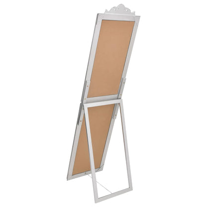 Specchio Autoportante Argento 40x160 cm - homemem39