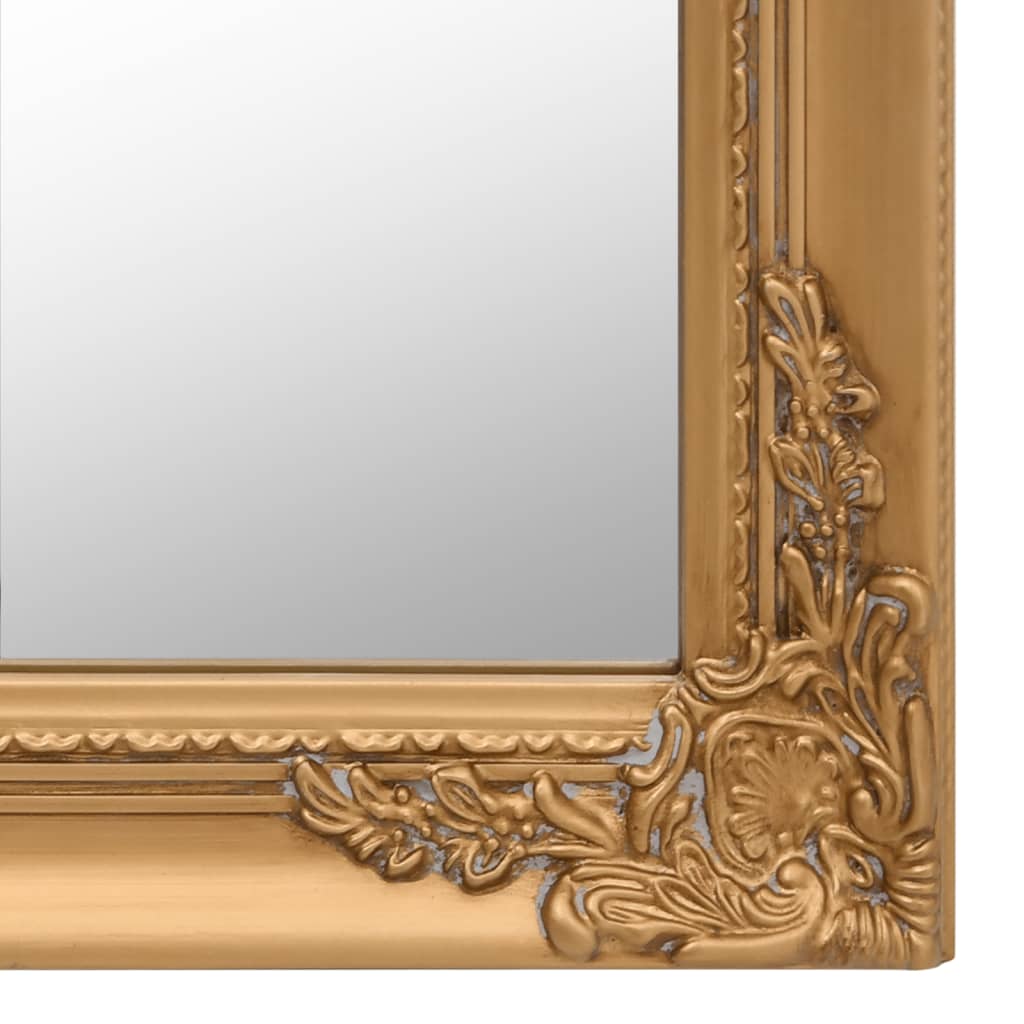 Specchio Autoportante Dorato 45x180 cm - homemem39