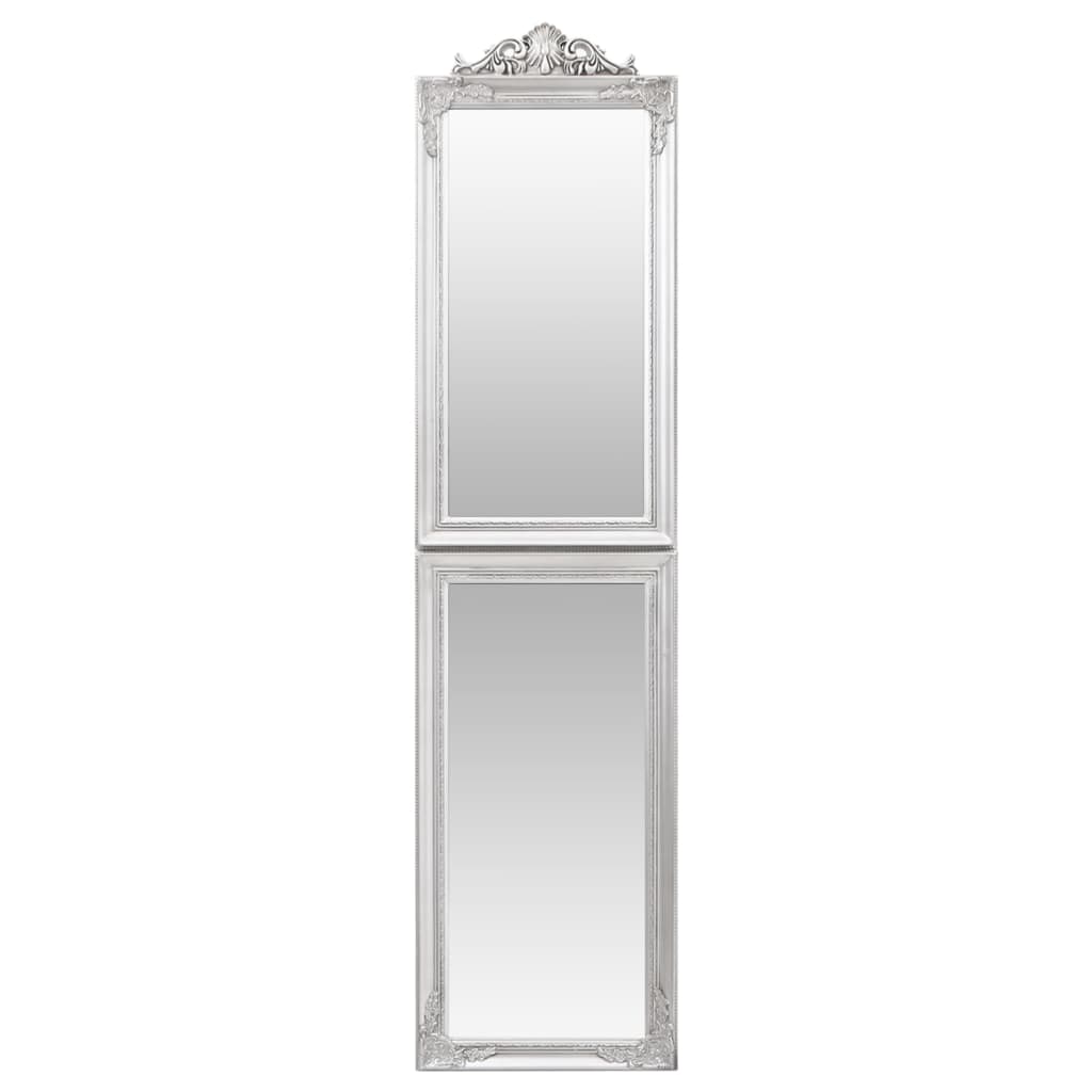 Specchio Autoportante Argento 45x180 cm - homemem39