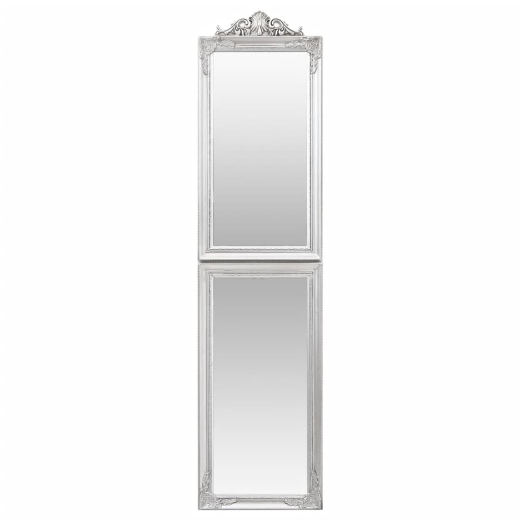 Specchio Autoportante Argento 50x200 cm - homemem39