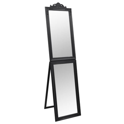 Specchio Autoportante Nero 50x200 cm - homemem39