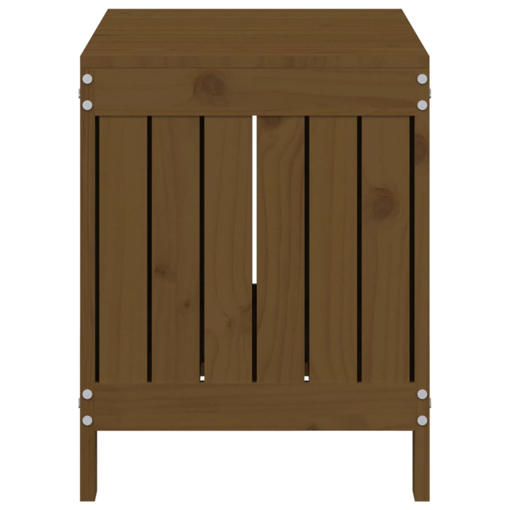 Contenitore da Giardino Miele 76x42,5x54 cm Legno Massello Pino - homemem39