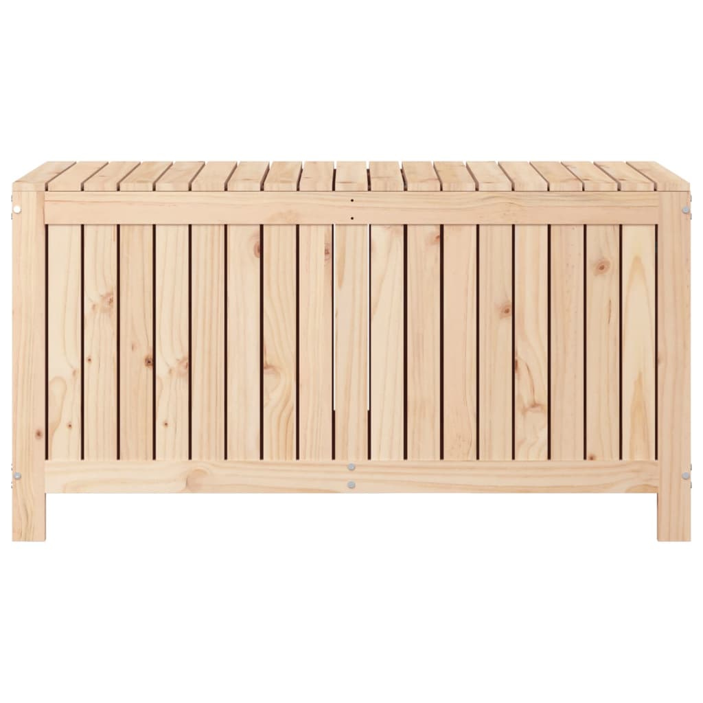 Contenitore da Giardino 121x55x64 cm in Legno Massello di Pino - homemem39