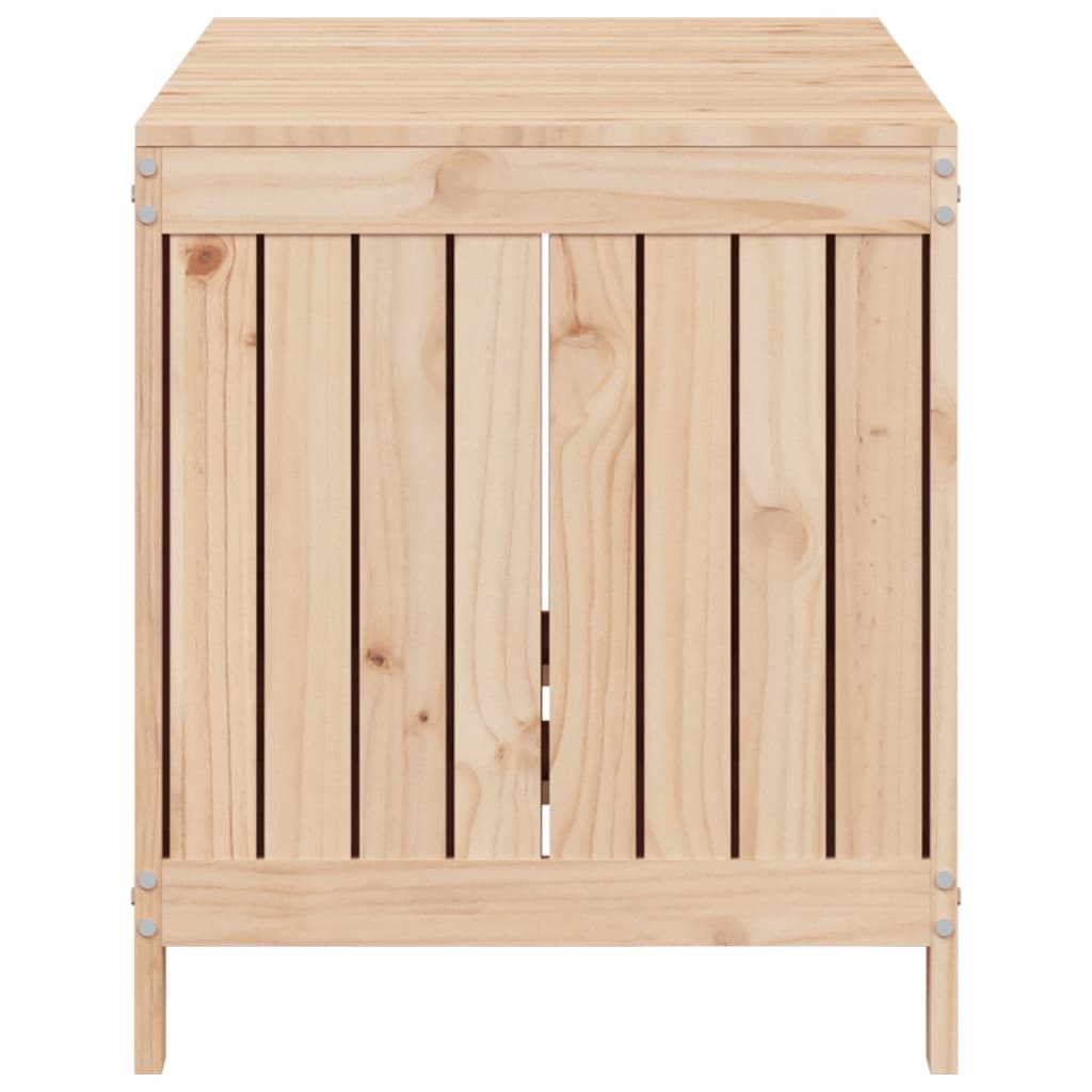 Contenitore da Giardino 121x55x64 cm in Legno Massello di Pino - homemem39