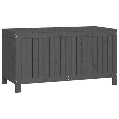 Contenitore da Giardino Grigio 121x55x64 cm Legno Massello Pino - homemem39