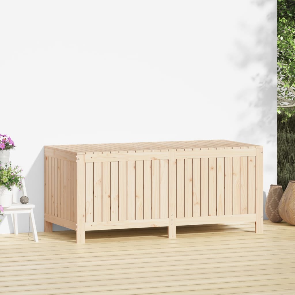 Contenitore da Giardino 147x68x64 cm in Legno Massello di Pino - homemem39