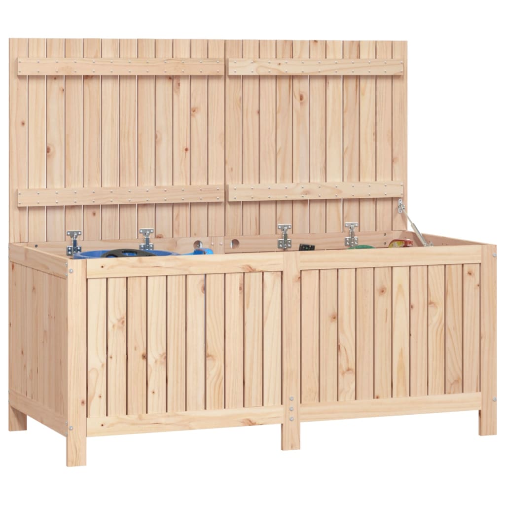 Contenitore da Giardino 147x68x64 cm in Legno Massello di Pino - homemem39