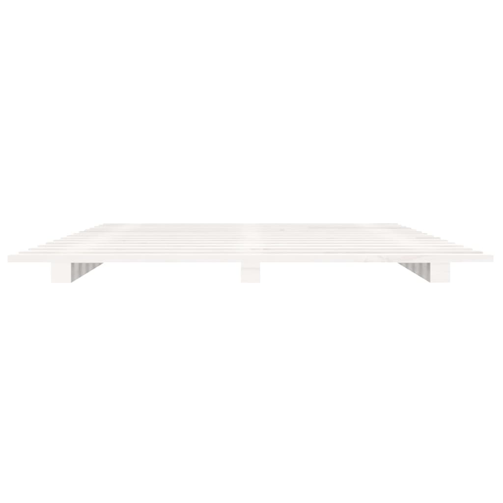 Giroletto Bianco 90x200 cm in Legno Massello di Pino - homemem39