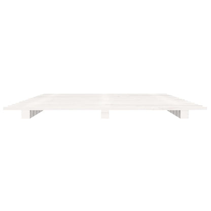 Giroletto Bianco 90x200 cm in Legno Massello di Pino - homemem39